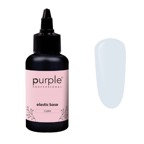PURPLE - Elastic Base Clear...