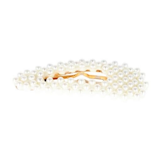 EUROSTIL – Golden Oval Hook with Pearls 2un - 06935