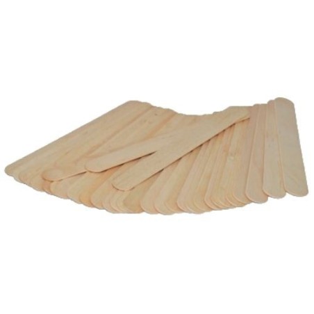 PLASTICAPS – Espátula de cuerpo de madera, 100un