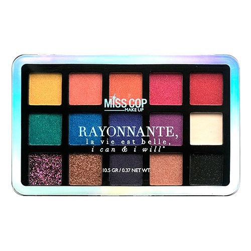 MISS COP - RAYONNANTE Makeup Palette 1, 15 tones (COFMC4341)