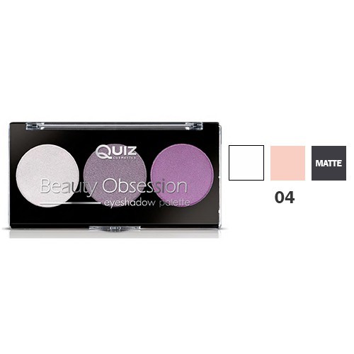 QUIZ - Beauty Obssesion Eyeshadow Palette Pearl Matte
