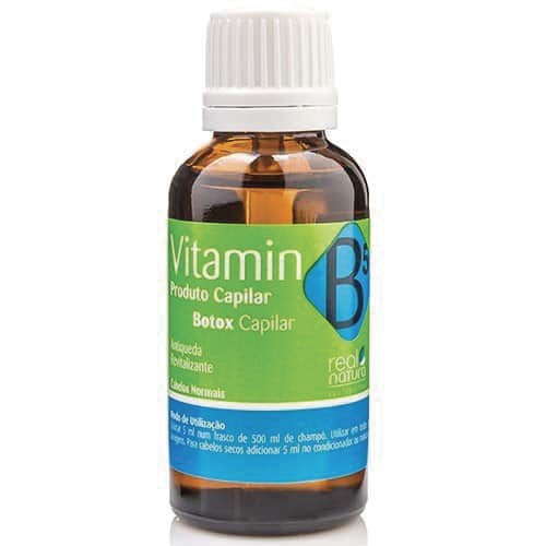 REAL NATURA - Vitamina B5 + Óleo de Rícino 30ml